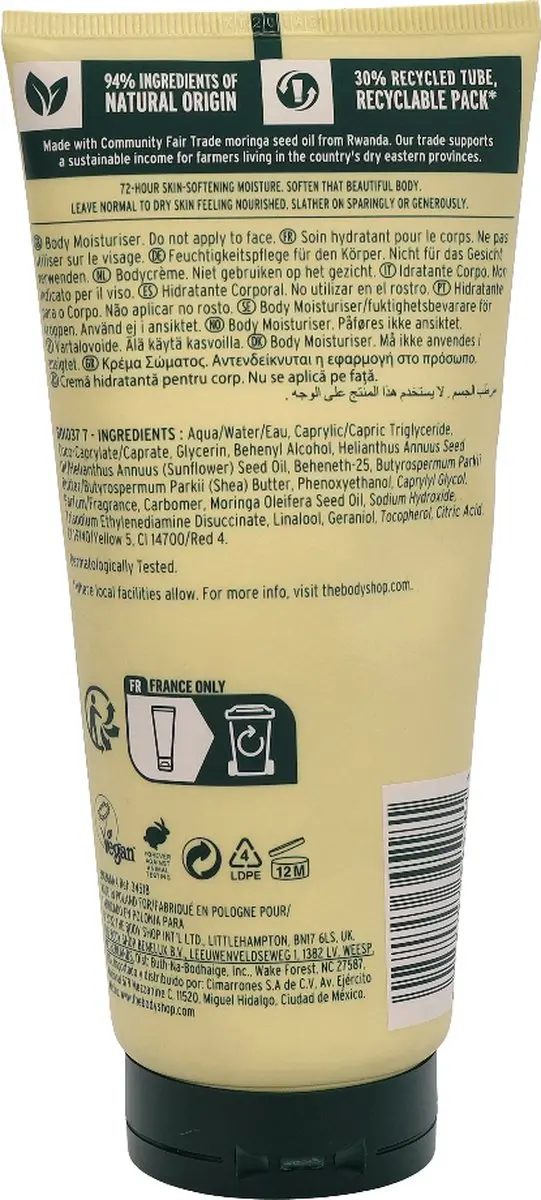 The Body Shop Moringa Bodylotion 200ml
