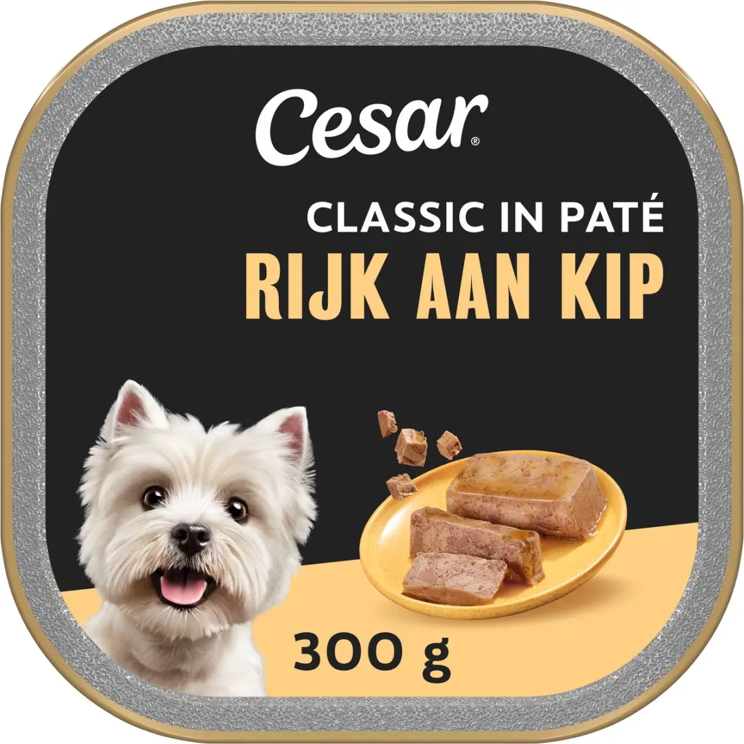 César Classic Kip Paté 300g - 10 Stuks