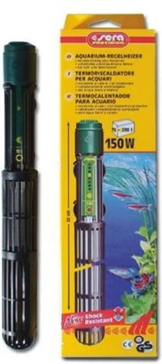 Sera Aquarium Verwarming 150W - Zwart - afbeelding 3 van 4