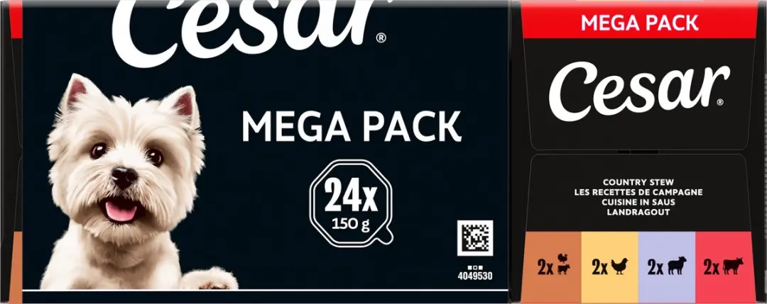 César Cuisine Mix Paté Hondenvoer 24x150g