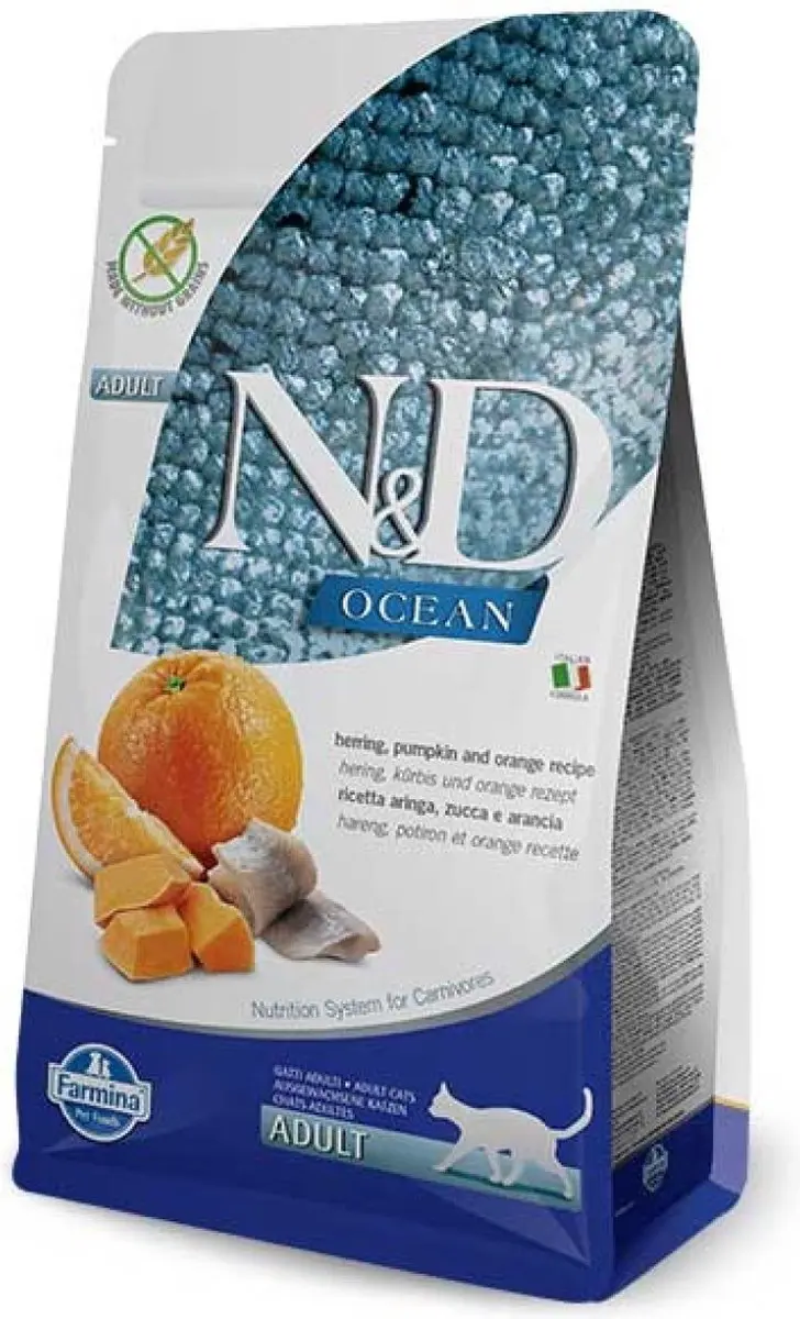 N&D Farmina Volwassen Oranje Pompoen Kattenvoer 300g