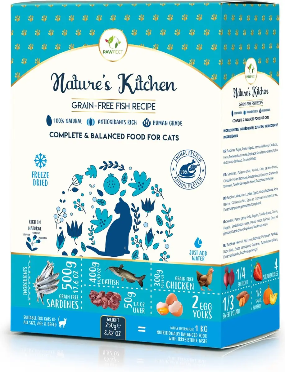 Pawfect Freeze Dried Foods Cat Fish Recipe