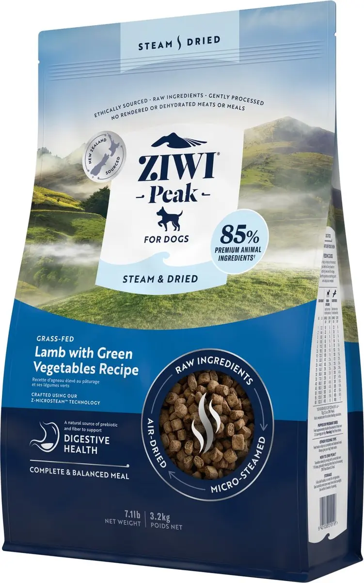 Ziwi Peak Steam & Dried hondenvoeding