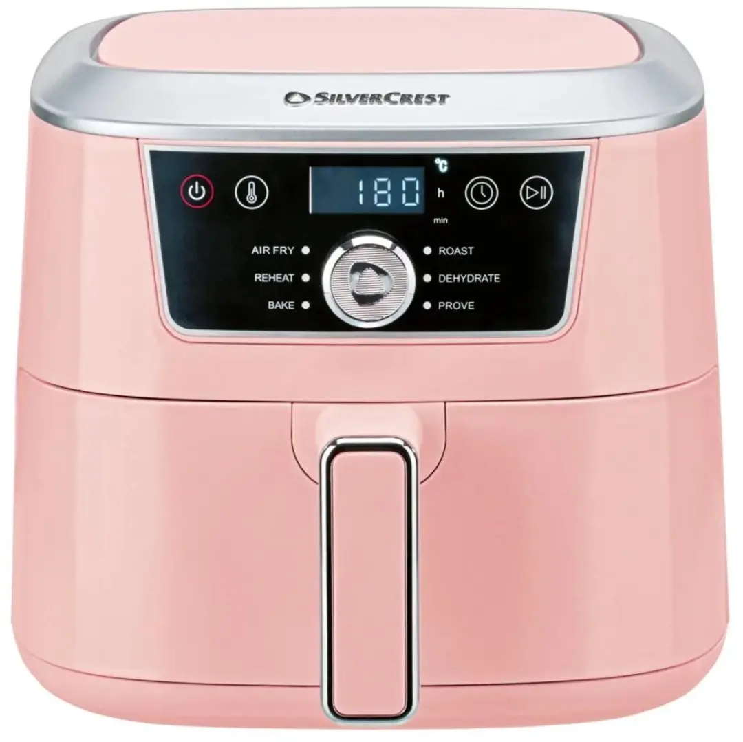 Silvercrest Airfryer 4,7L Pastelroze - afbeelding 6 van 6