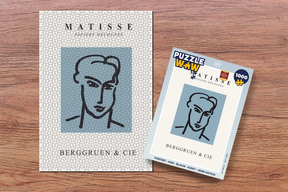 PuzzleWow Henri Matisse Portret Legpuzzel 1000 Stuks - Multicolor