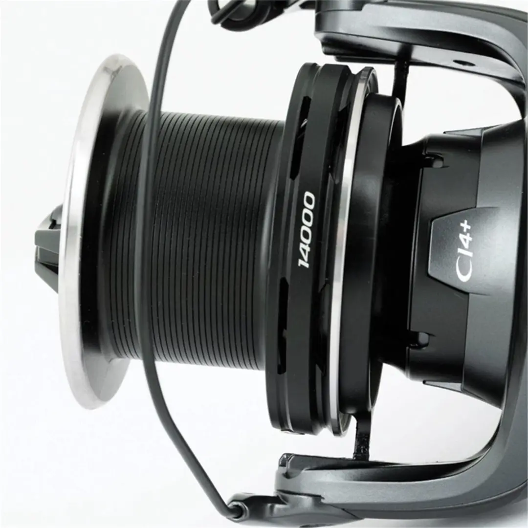 Shimano Big Baitrunner C14+ XT-B LC Vrijloopmolen - 7 Lagermetalen - Zwart/Grijs