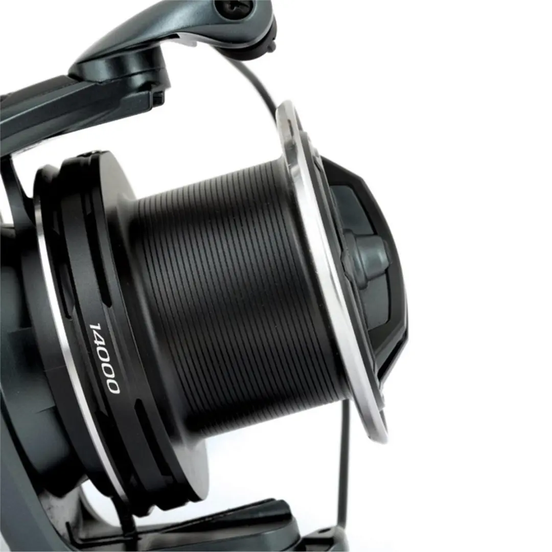 Shimano Big Baitrunner C14+ XT-B LC Vrijloopmolen - 7 Lagermetalen - Zwart/Grijs