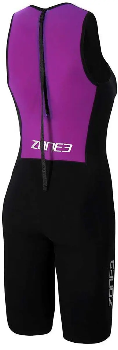Zone3 Streamline Mouwloos Zwempak - M Vrouw - Zwart