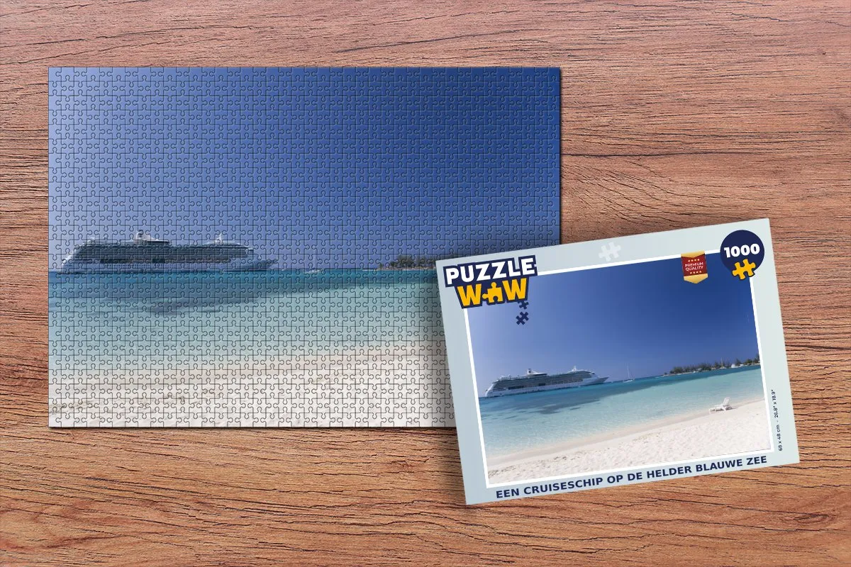 PuzzleWow Legpuzzel Cruiseschip 1000 Stuks