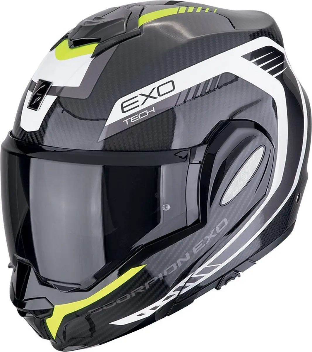 Scorpion Exo-Tech Evo Carbon Cosy Black-Neon yellow