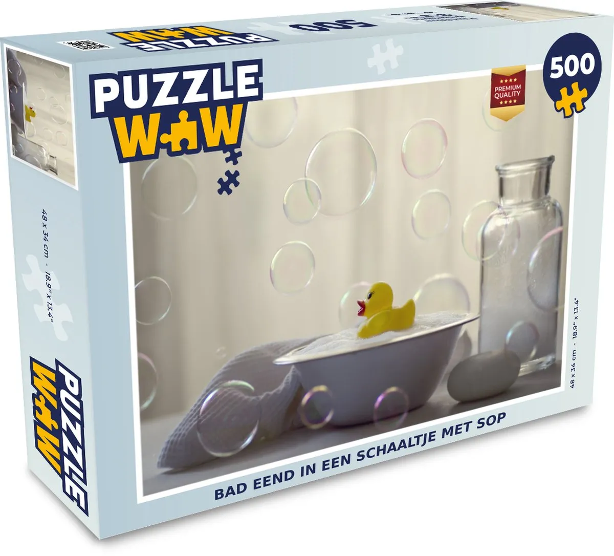 PuzzleWow Badeend Legpuzzel 500 Stuks