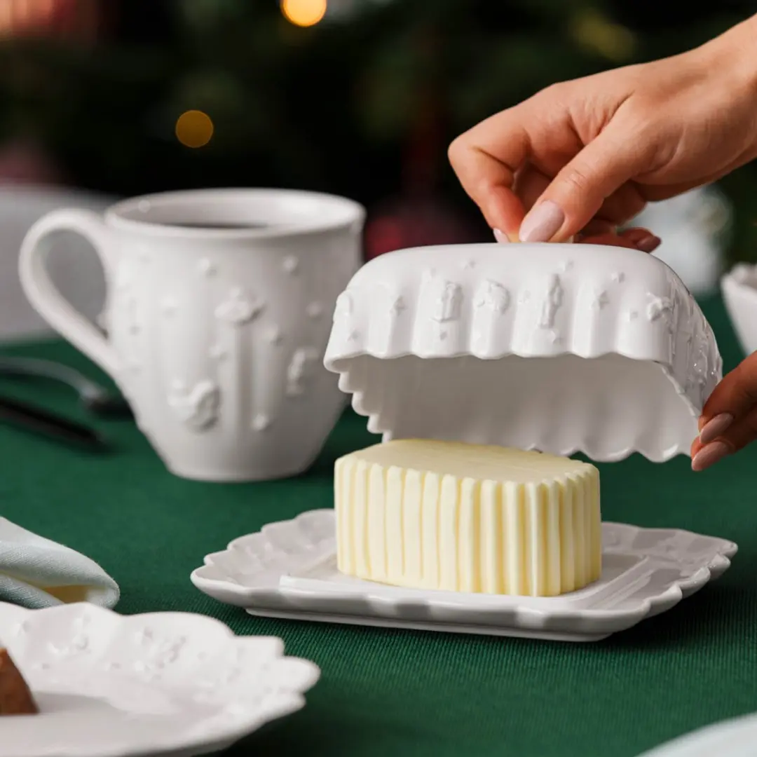 Villeroy & Boch Toy's Delight Royal Classic Botervloot - 19cm - Wit - afbeelding 2 van 4