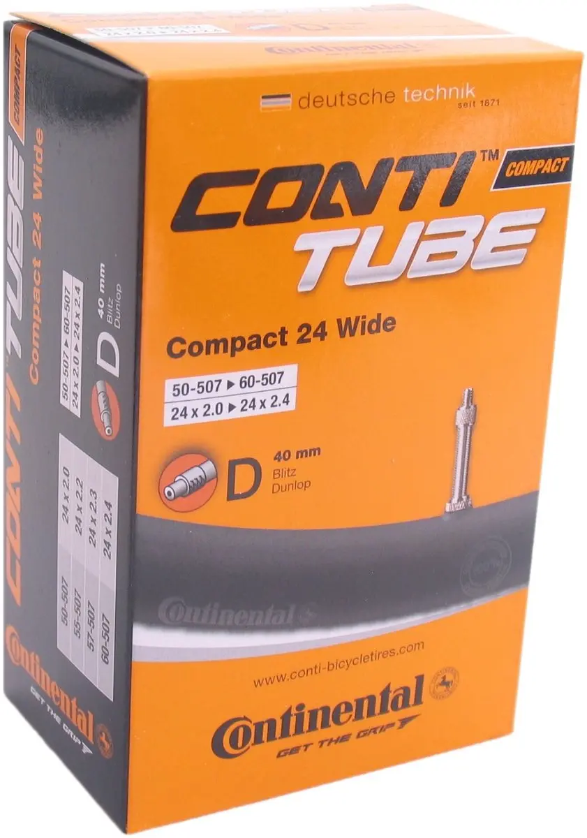 Continental 24 Compact Wide Binnenband 50/60-507 - DV40mm
