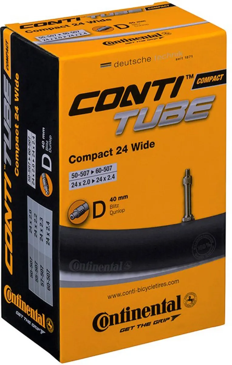 Continental 24 Compact Wide Binnenband 50/60-507 - DV40mm - afbeelding 6 van 6