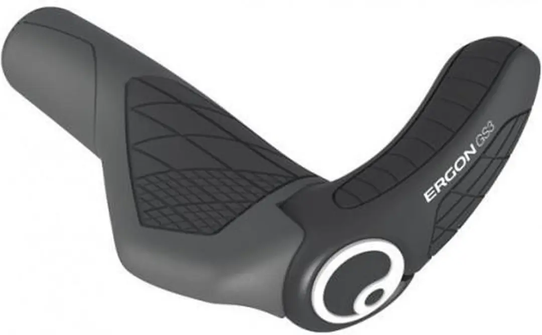Ergon GS3 Handvatten - Mountainbike - Zwart/Grijs - afbeelding 2 van 6