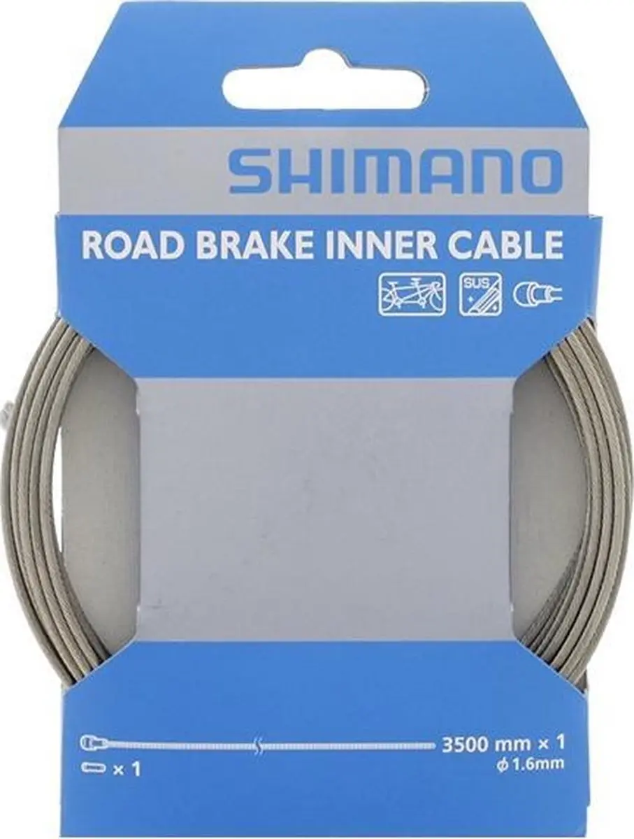 Shimano Binnenremkabel RVS 1,6x3500mm