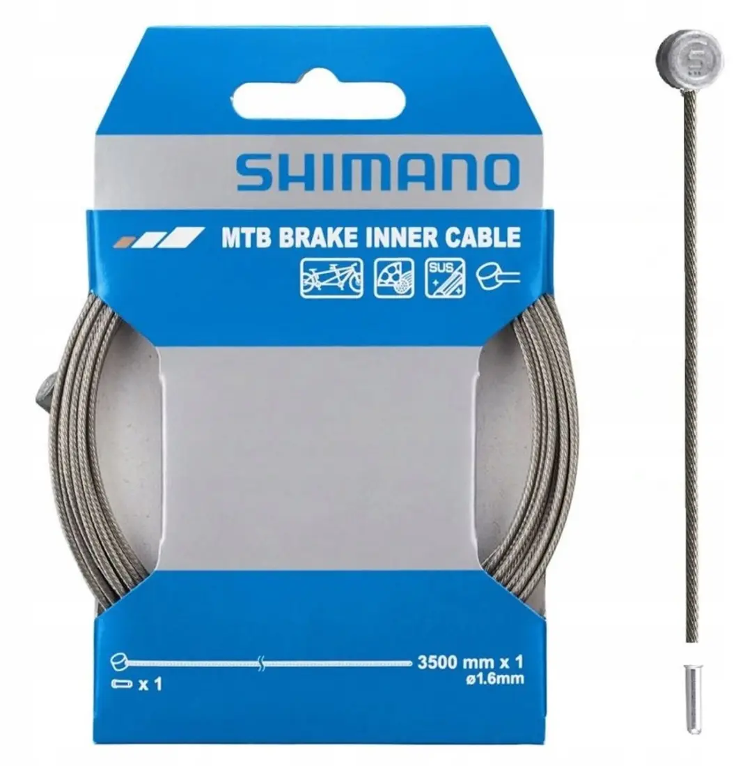 Shimano MTB Tandem Remkabel RVS 1,6x3500mm
