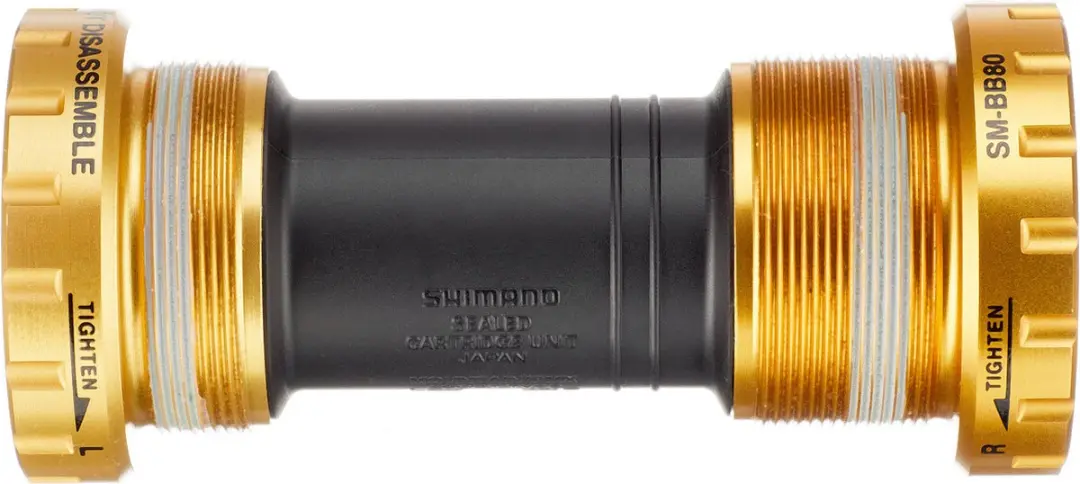 Shimano Saint SM-BB80 Bottom Bracket 68/73mm - Zwart/Goud
