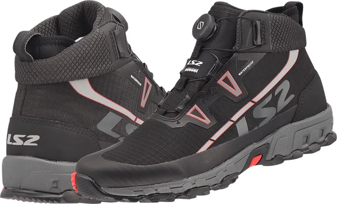 LS2 Trekker Waterdichte Motorschoenen 44 - Zwart - afbeelding 4 van 6