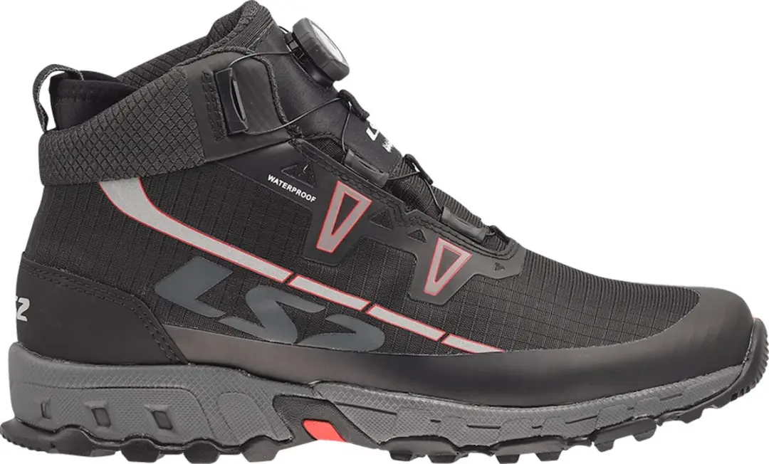 LS2 Trekker Waterdichte Motorschoenen 44 - Zwart - afbeelding 2 van 6
