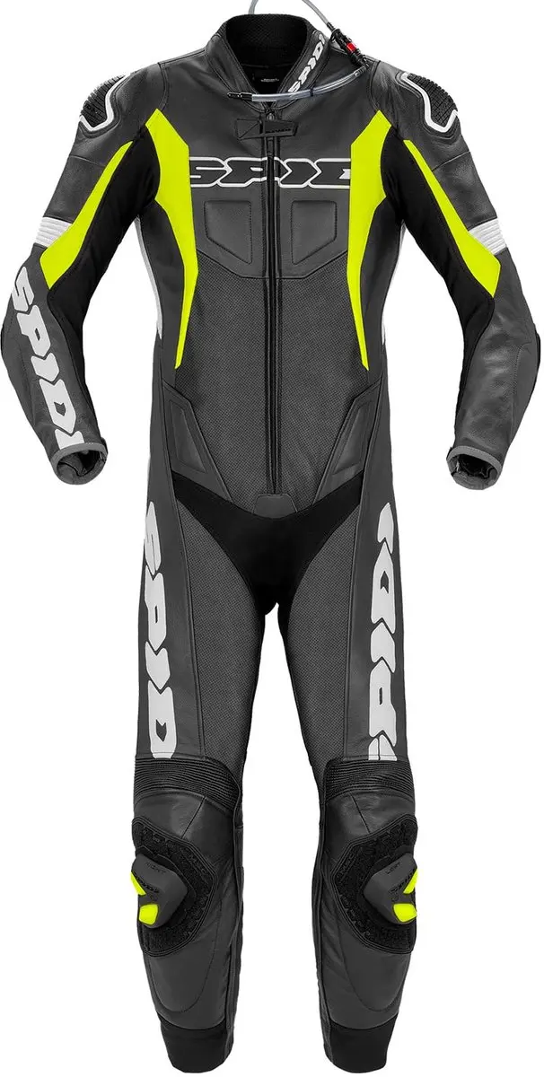 Spidi Sport Warrior Pro 1-Delig Zwart Fluo Geel