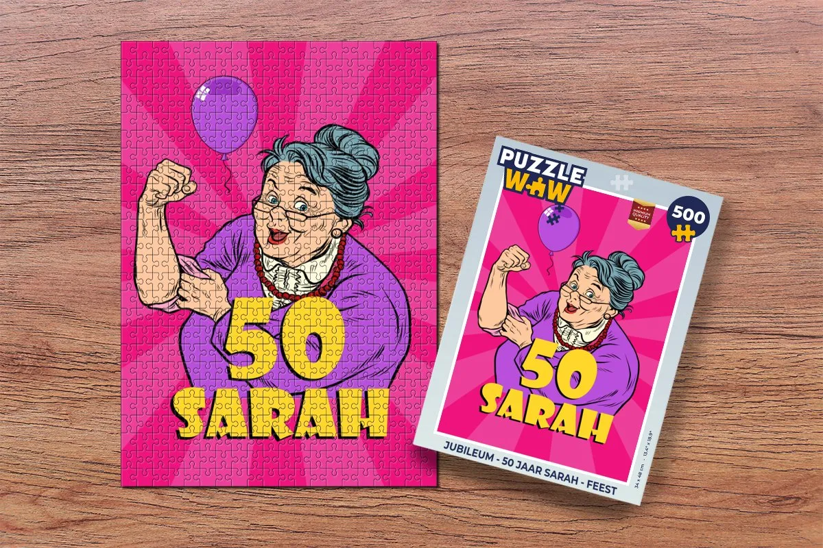 PuzzleWow Jubileum Sarah Legpuzzel 500 Stuks - Multicolor
