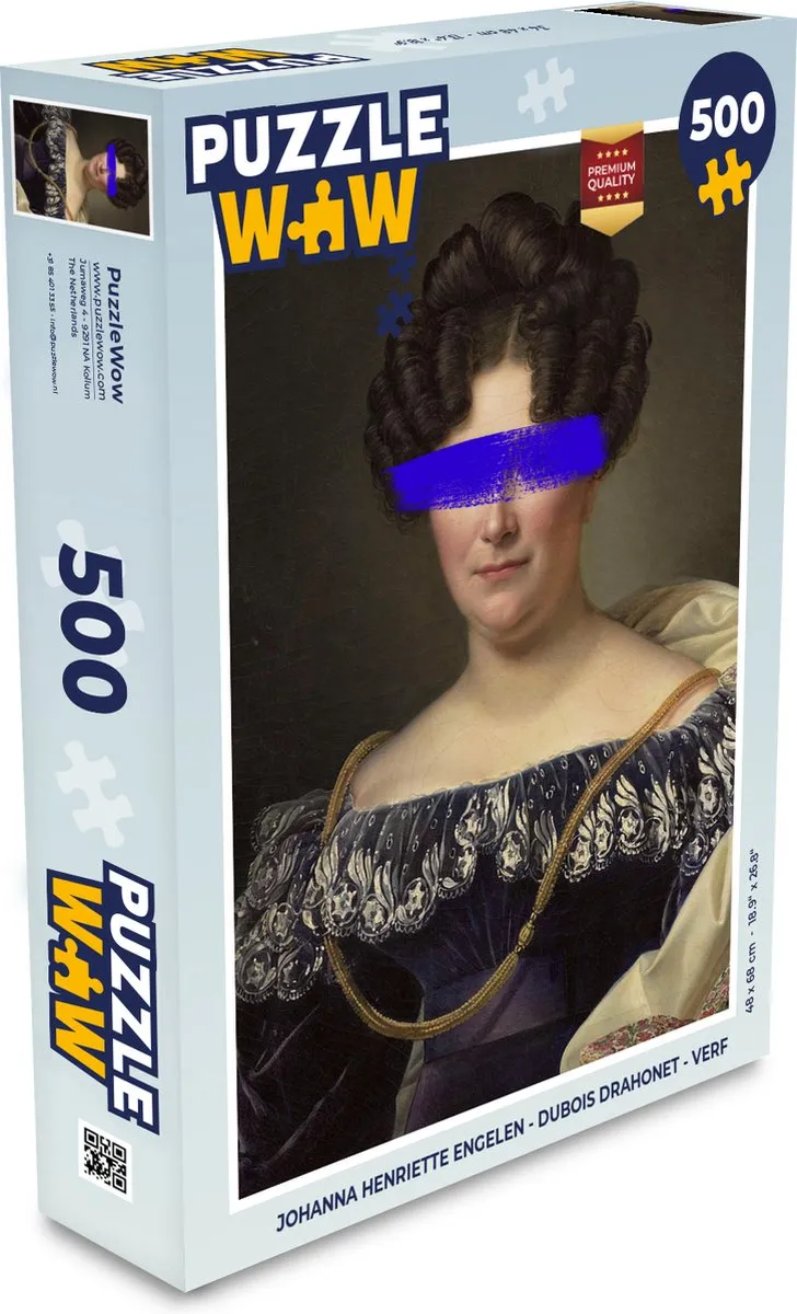 PuzzleWow Johanna Henriette Engelen - Dubois Drahonet Legpuzzel 500 Stuks - Multicolor
