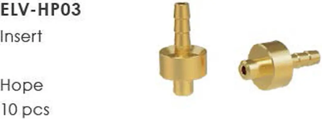 Elvedes Insertnippel Hope Slang ELV-HP03 - Messing - afbeelding 3 van 4