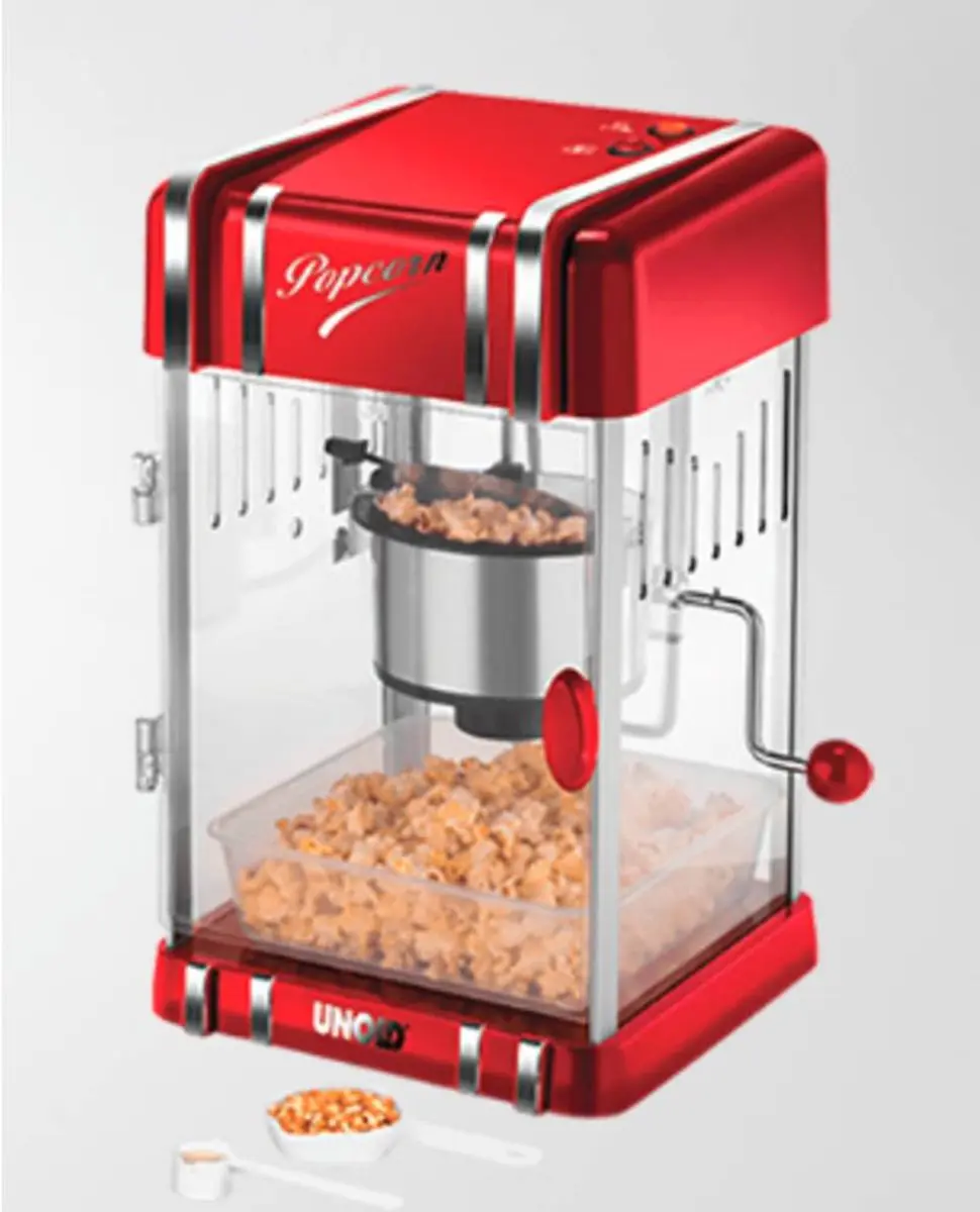 Unold 48535 Popcornmaker - Zilver/Rood