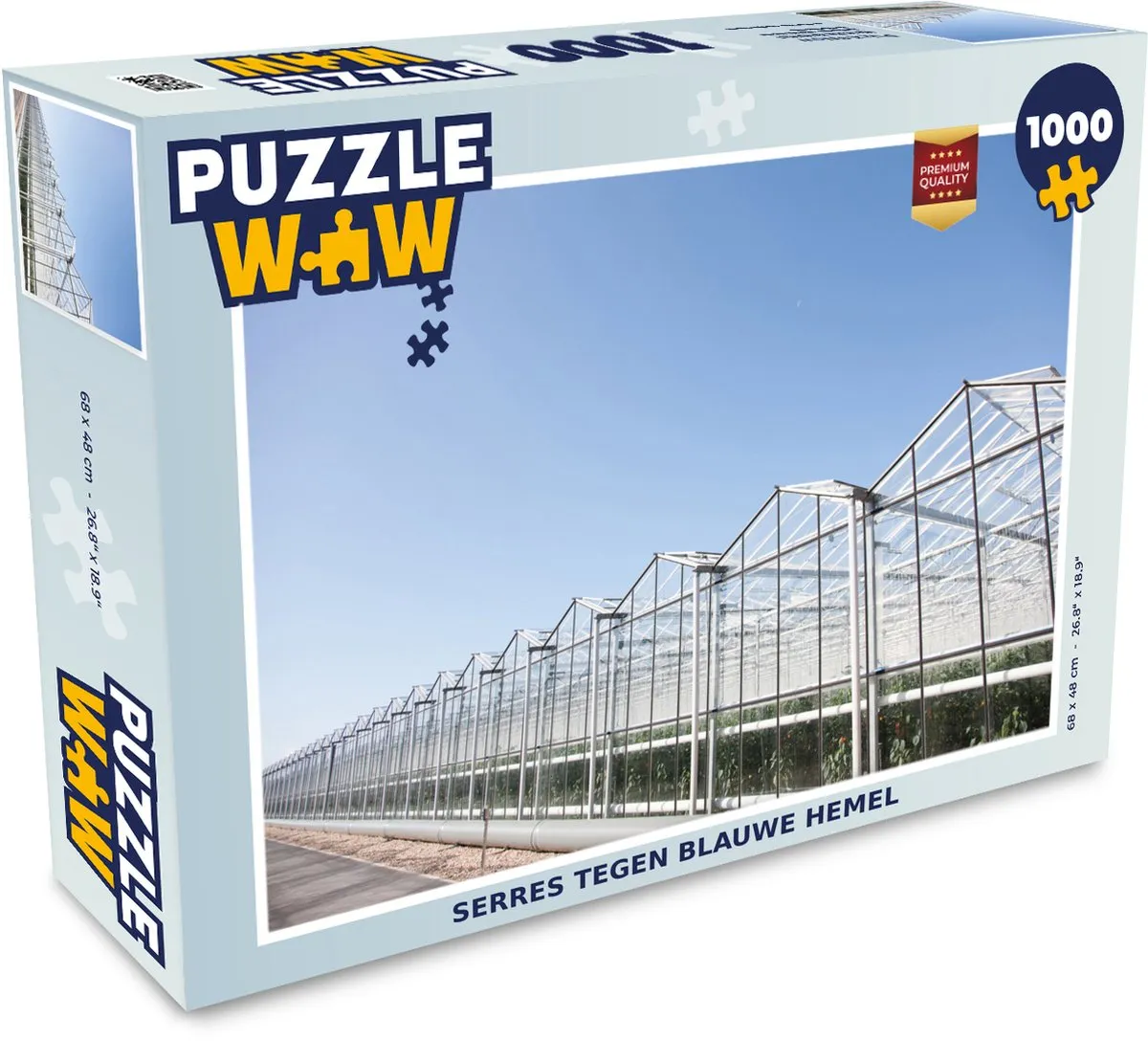 PuzzleWow Grote Kassen Legpuzzel 1000 Stuks