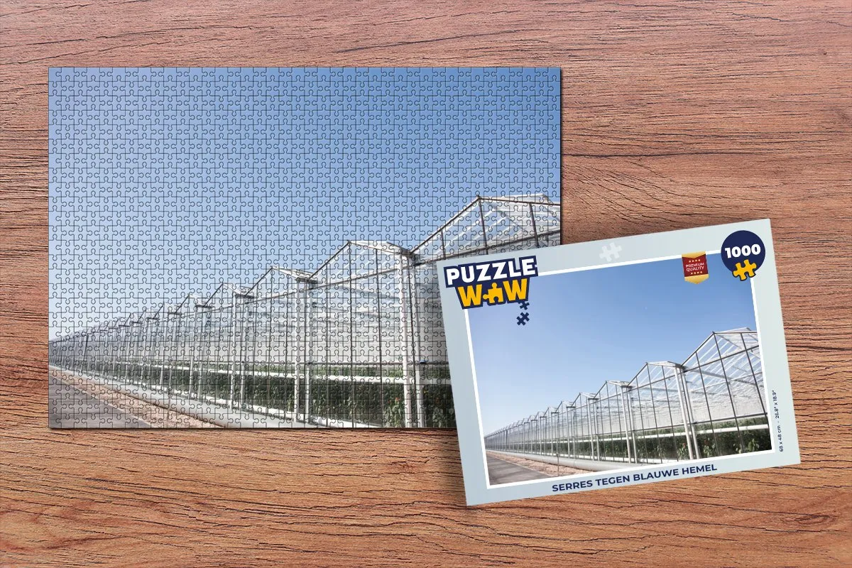 PuzzleWow Grote Kassen Legpuzzel 1000 Stuks - Multicolor