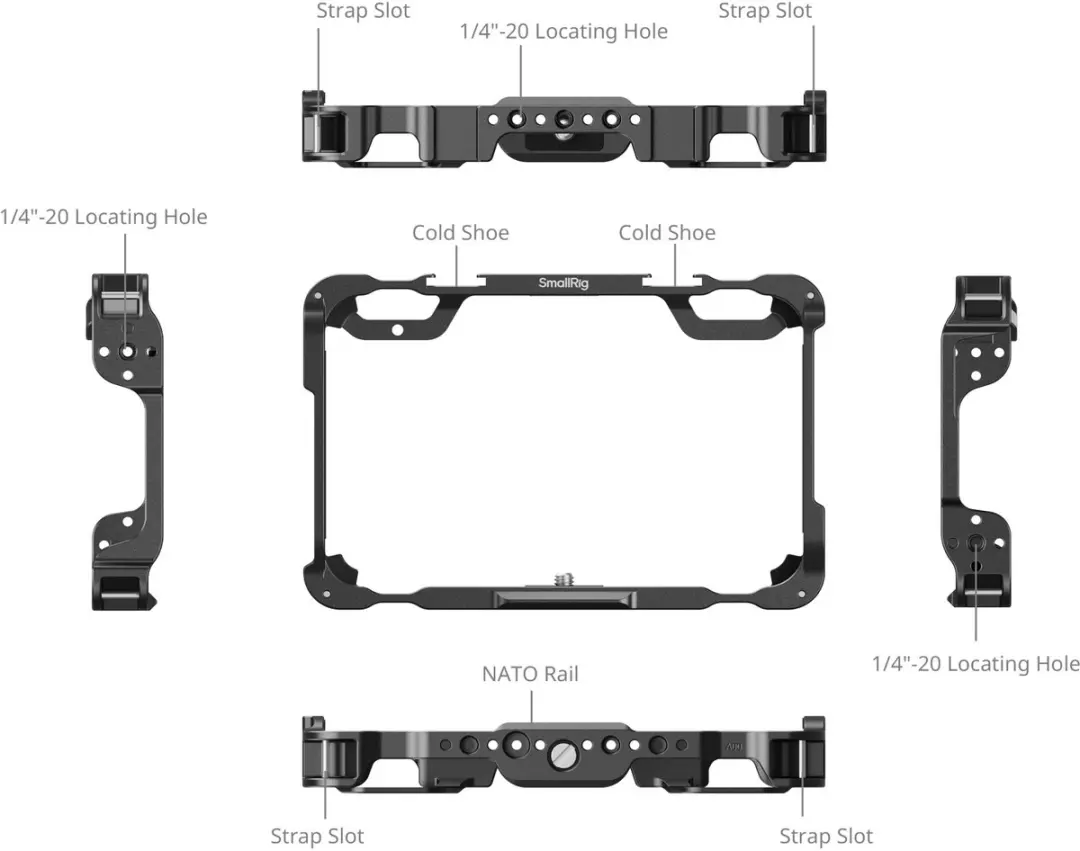 SmallRig 5030 Monitor Cage Kit Atomos Shinobi II