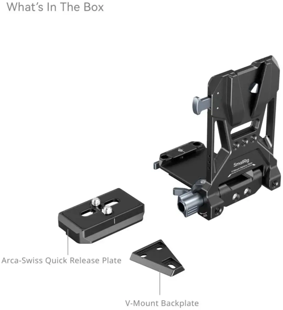 SmallRig 4505B V-Mount Accuplaat - Compact