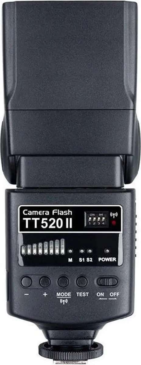 Godox TT520II Speedlite - 4x AA - Canon/Nikon - Zwart - afbeelding 4 van 5