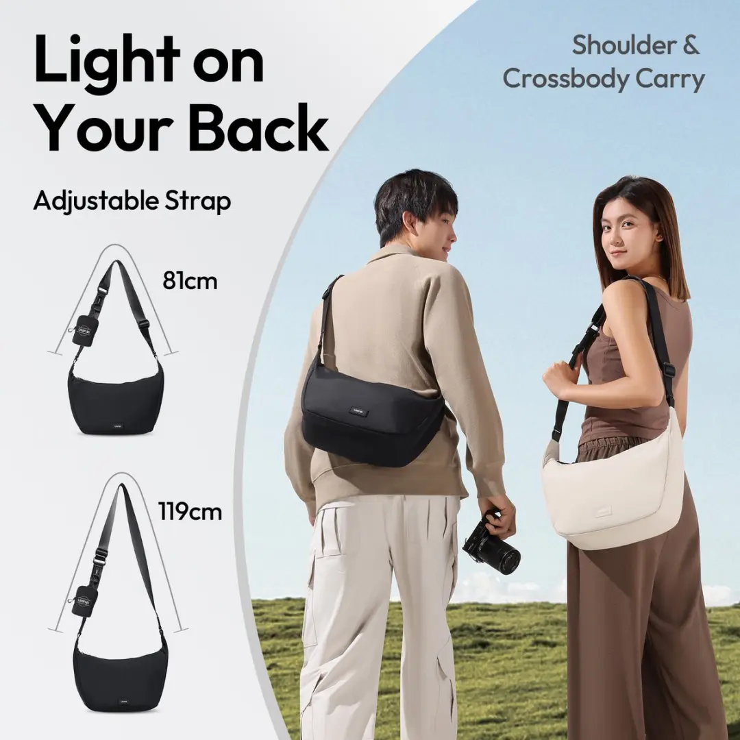 Ulanzi HMN1 Crossbody Bag Cameratas - 5L - Grijs - afbeelding 3 van 6