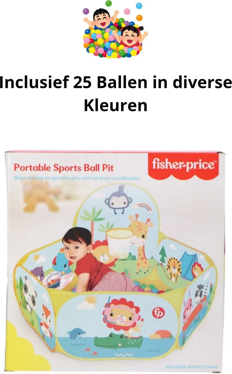Fisher Price Ballenbak - 25 Ballen