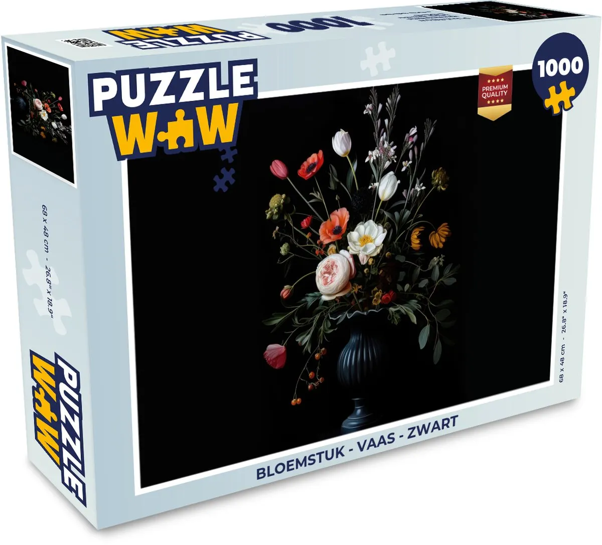 PuzzleWow Bloemstuk Legpuzzel 1000 Stuks