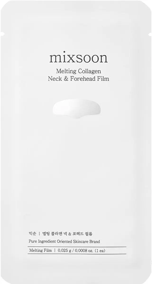 Mixsoon Melting Collagen Neck & Forehead Film - 5 Stuks