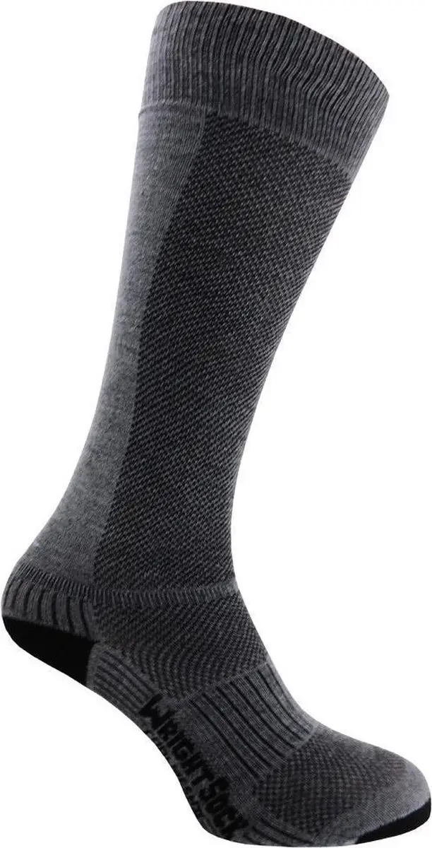 Wrightsock Coolmesh OTC Sokken - Grijs - Maat 45-49