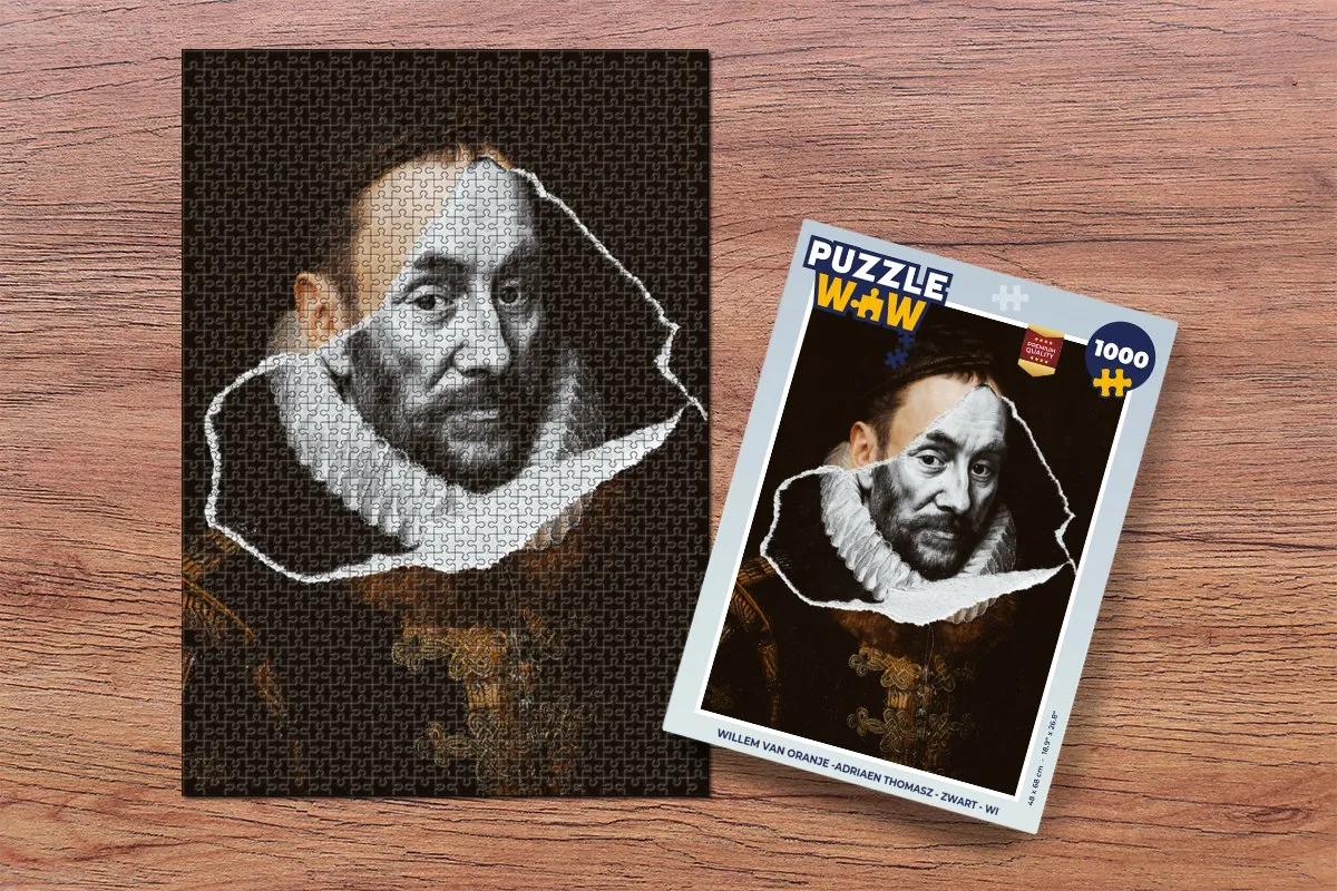 PuzzleWow Willem van Oranje Legpuzzel 1000 Stuks - Multicolor