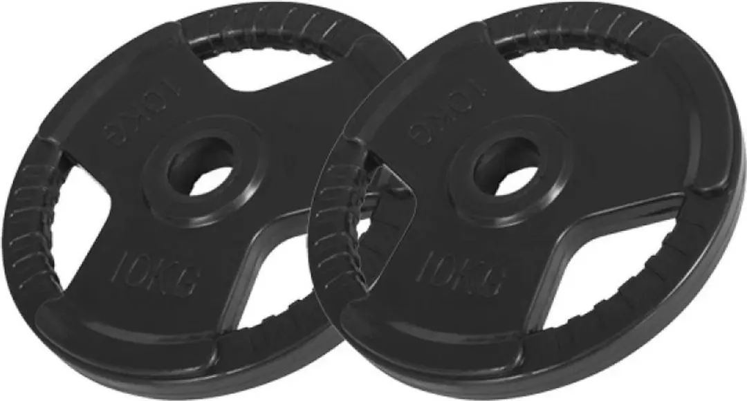 Gorilla Sports Halterschijven 10kg Gripper