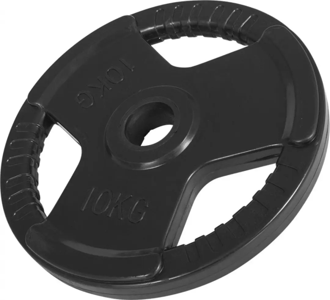 Gorilla Sports Halterschijven 10kg Gripper - 2 Stuks