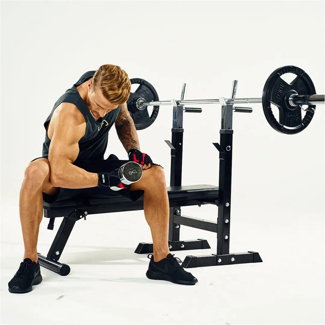 Gorilla Sports Halterschijven 10kg Gripper - 2 Stuks