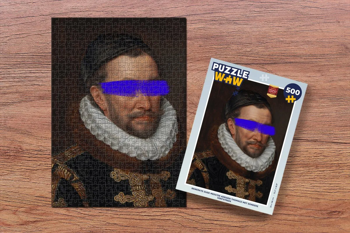 PuzzleWow Willem van Oranje Legpuzzel 500 Stuks - Multicolor
