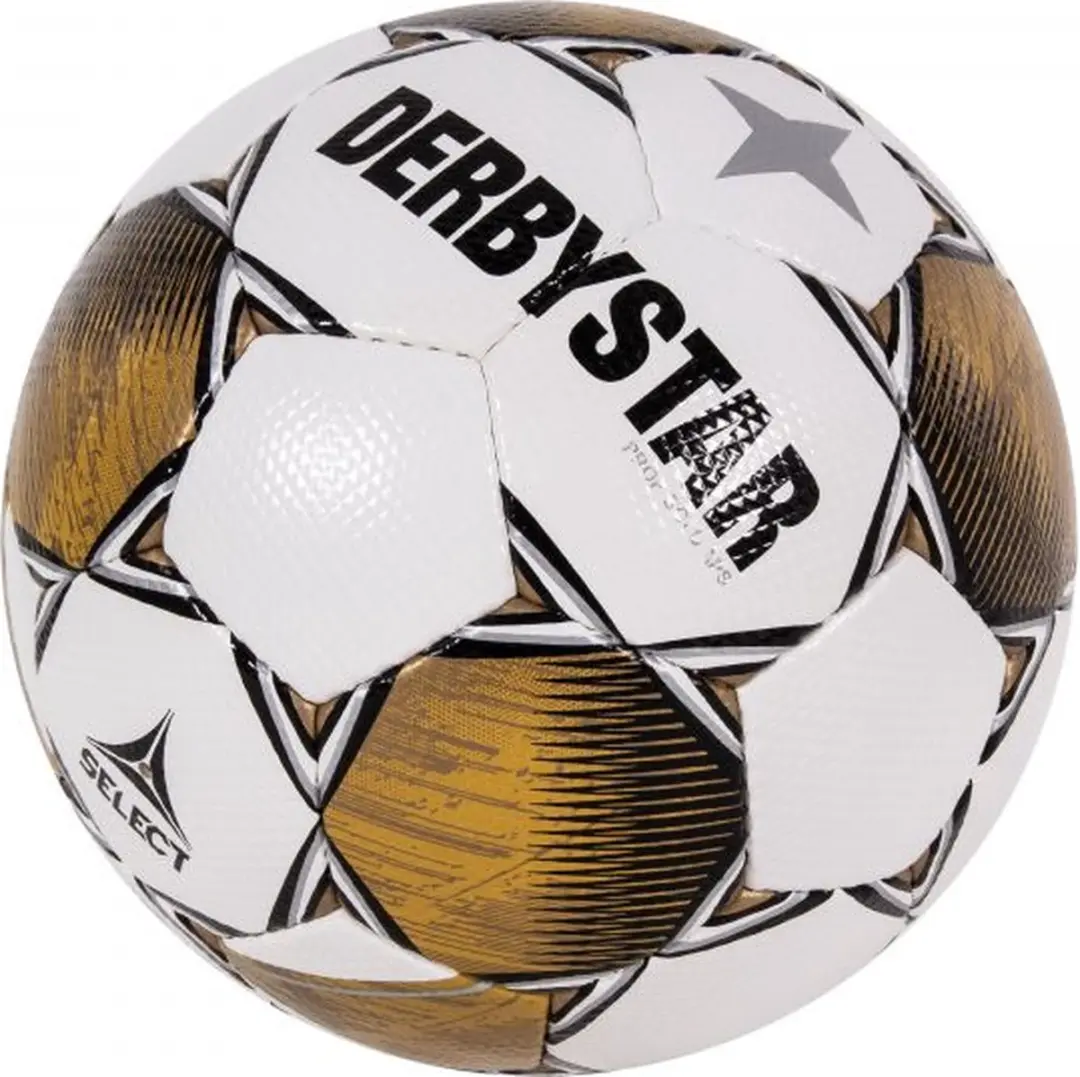 Derbystar Prof Gold II Voetbal 5 - Wit - afbeelding 6 van 6