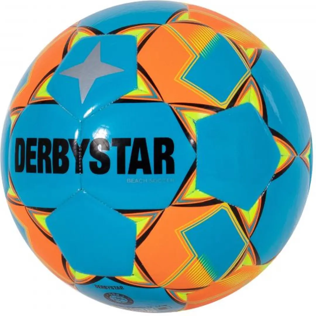 Derbystar Beach Soccer Bal Maat 5 - Blauw/Geel