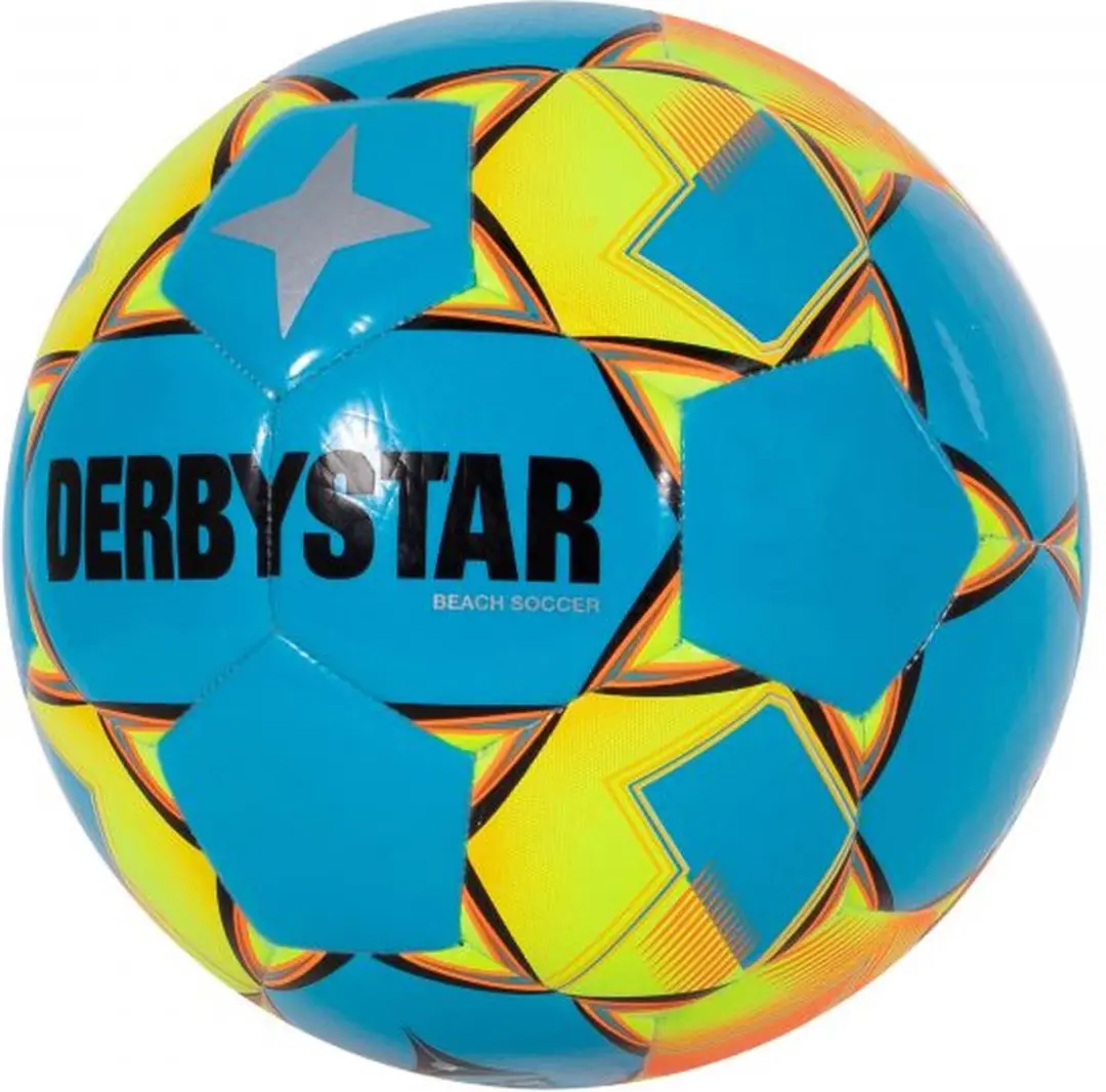 Derbystar Beach Soccer Bal Maat 5 - Blauw/Geel