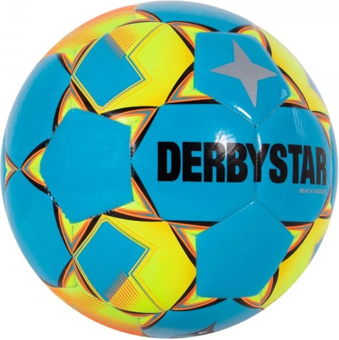 Derbystar Beach Soccer Bal Maat 5 - Blauw/Geel