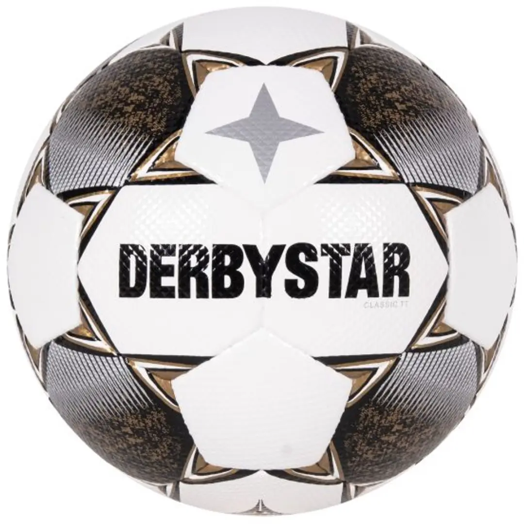 Derbystar Classic TT II Voetbal Maat 5 - Wit/Goud