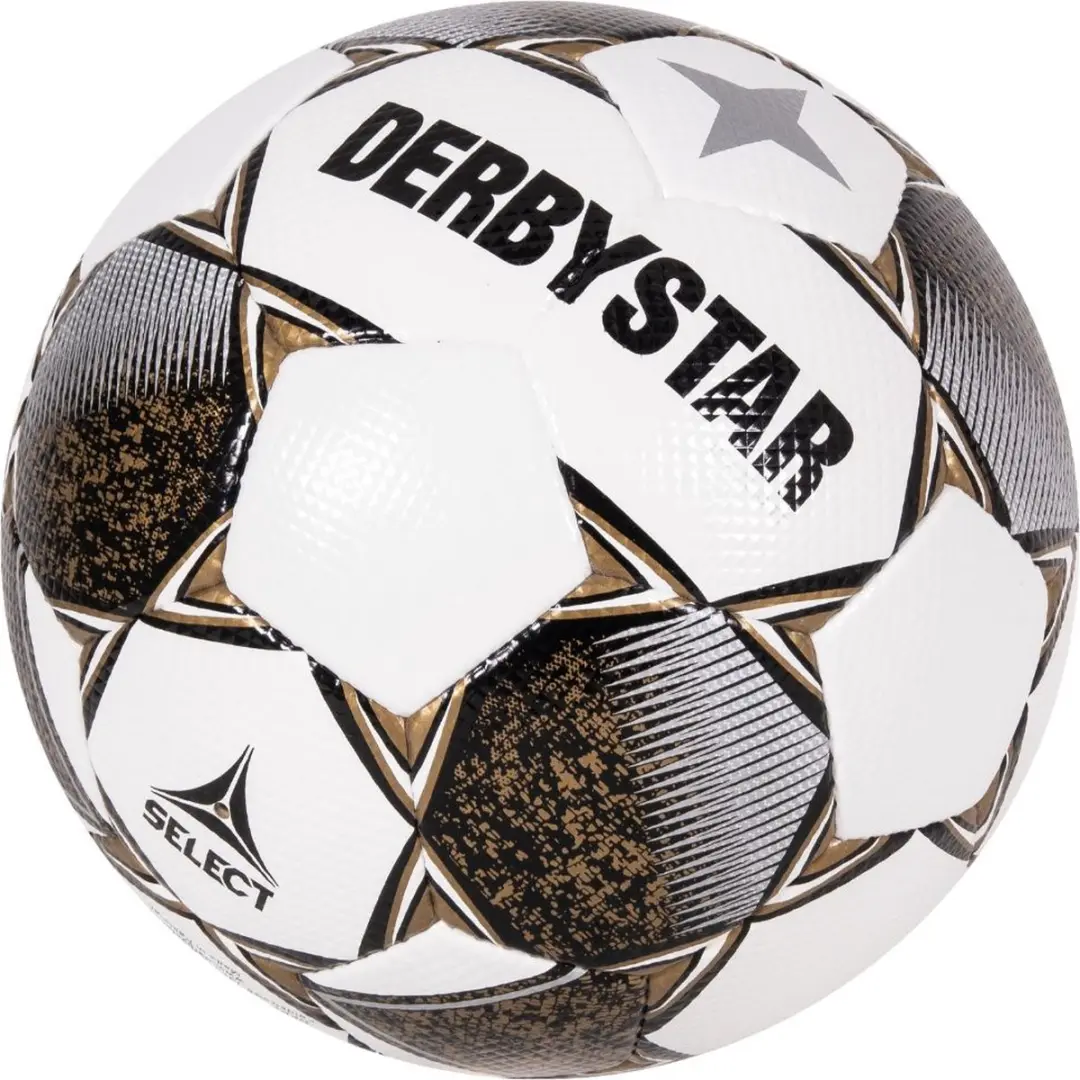 Derbystar Classic TT II Voetbal Maat 5 - Wit/Goud